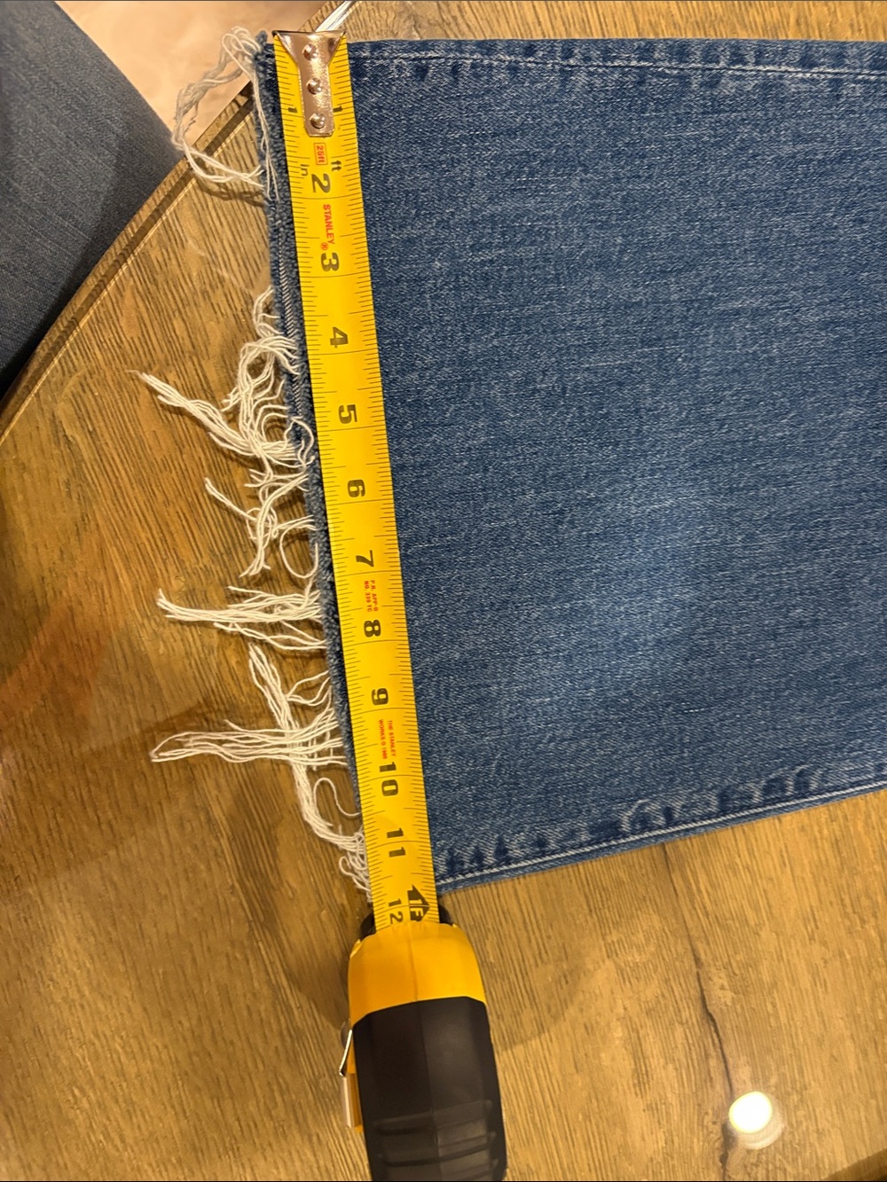 MOTHER DENIM HUSTLER ROLLER HEEL FRAY, size 31, wash PERFECT DRUG. - Picture 6 of 9